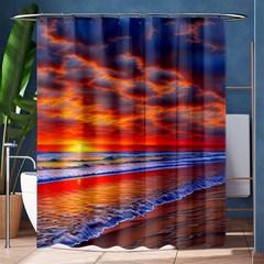 Golden Sun Shower Curtain 60  X 72  (medium)  by GardenOfOphir