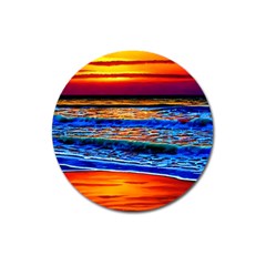 Island Dreams Magnet 3  (round) by GardenOfOphir