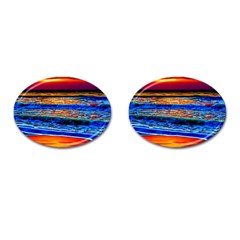 Island Dreams Cufflinks (oval) by GardenOfOphir