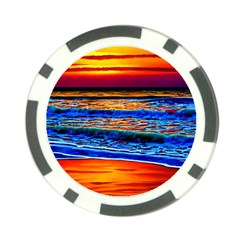 Island Dreams Poker Chip Card Guard by GardenOfOphir