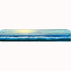 Sunset Beach Waves Small Bar Mat by GardenOfOphir