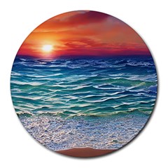 Nature s Beauty Round Mousepad by GardenOfOphir