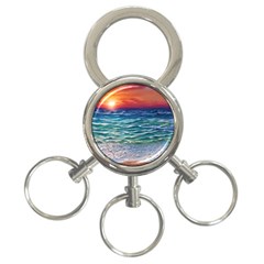 Nature s Beauty 3-ring Key Chain by GardenOfOphir