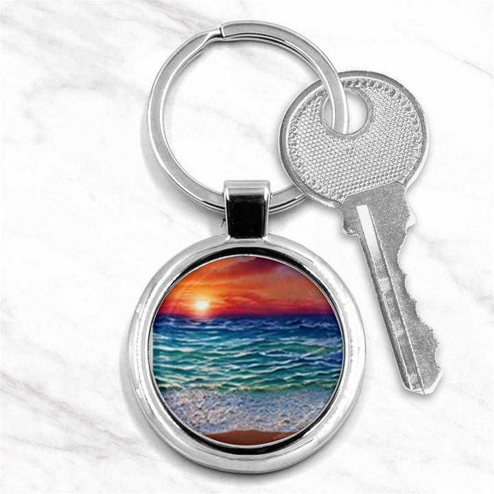 Nature s Beauty Key Chain (Round)