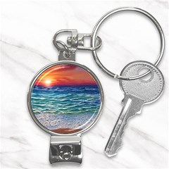 Nature s Beauty Nail Clippers Key Chain by GardenOfOphir