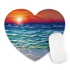 Nature s Beauty Heart Mousepad by GardenOfOphir