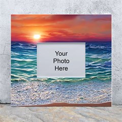 Nature s Beauty White Wall Photo Frame 5  X 7  by GardenOfOphir