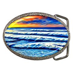 Sandy Beach Dreams Belt Buckles by GardenOfOphir