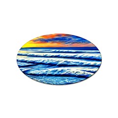 Sandy Beach Dreams Sticker Oval (100 Pack) by GardenOfOphir