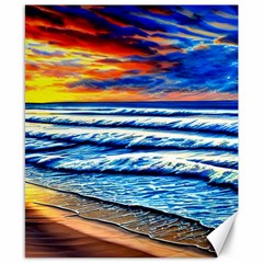 Sandy Beach Dreams Canvas 8  X 10  by GardenOfOphir