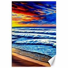 Sandy Beach Dreams Canvas 20  X 30  by GardenOfOphir