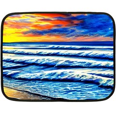 Sandy Beach Dreams Fleece Blanket (mini) by GardenOfOphir