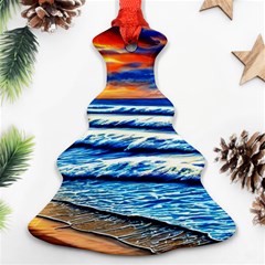 Sandy Beach Dreams Ornament (christmas Tree)  by GardenOfOphir