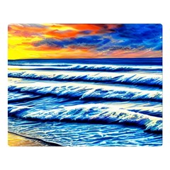 Sandy Beach Dreams Premium Plush Fleece Blanket (large) by GardenOfOphir