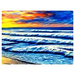 Sandy Beach Dreams Premium Plush Fleece Blanket (Extra Small) 40 x30  Blanket Front