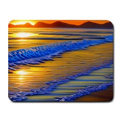 Waves Of Gold Small Mousepad by GardenOfOphir