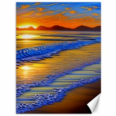 Waves Of Gold Canvas 36  X 48  by GardenOfOphir