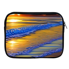 Waves Of Gold Apple Ipad 2/3/4 Zipper Cases by GardenOfOphir