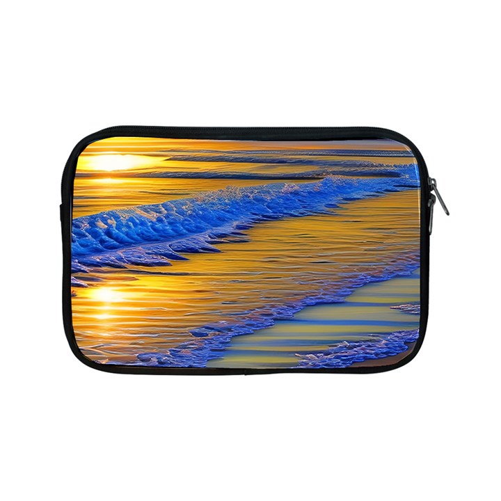 Waves Of Gold Apple iPad Mini Zipper Cases