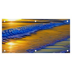 Waves Of Gold Banner And Sign 6  X 3  by GardenOfOphir