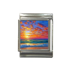 Summer Sunset Italian Charm (13mm) by GardenOfOphir