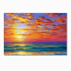 Summer Sunset Postcard 4 x 6  (pkg Of 10) by GardenOfOphir