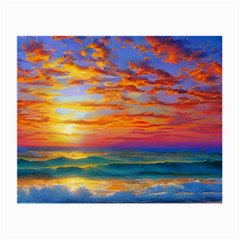 Summer Sunset Small Glasses Cloth (2 Sides) by GardenOfOphir