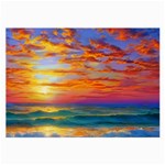 Summer Sunset Large Glasses Cloth Front