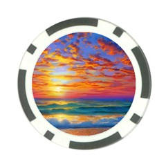 Summer Sunset Poker Chip Card Guard (10 Pack) by GardenOfOphir