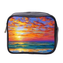 Summer Sunset Mini Toiletries Bag (two Sides) by GardenOfOphir