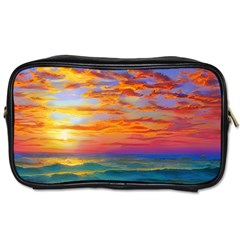 Summer Sunset Toiletries Bag (two Sides) by GardenOfOphir