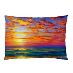 Summer Sunset Pillow Case (two Sides) by GardenOfOphir