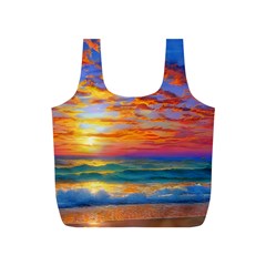 Summer Sunset Full Print Recycle Bag (s) by GardenOfOphir