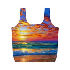 Summer Sunset Full Print Recycle Bag (m) by GardenOfOphir