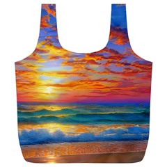 Summer Sunset Full Print Recycle Bag (xl) by GardenOfOphir