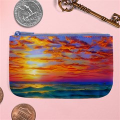 Summer Sunset Large Coin Purse by GardenOfOphir