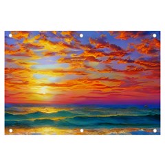 Summer Sunset Banner And Sign 6  X 4  by GardenOfOphir