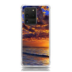 Orange Sunburst Samsung Galaxy S20 Ultra 6 9 Inch Tpu Uv Case by GardenOfOphir