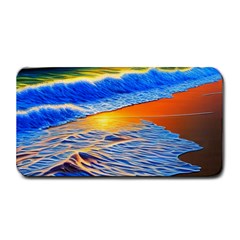 Summer Sunset At The Beach Medium Bar Mat by GardenOfOphir