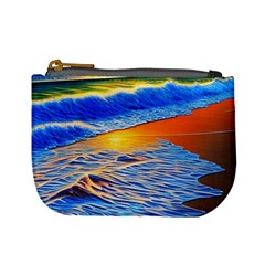 Summer Sunset At The Beach Mini Coin Purse