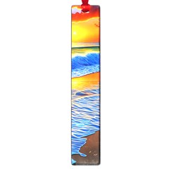 Summer Sunset At The Beach Large Book Marks by GardenOfOphir