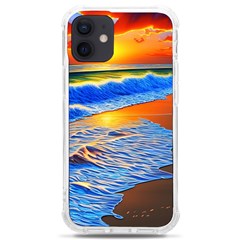 Summer Sunset At The Beach Iphone 12 Mini Tpu Uv Print Case	 by GardenOfOphir