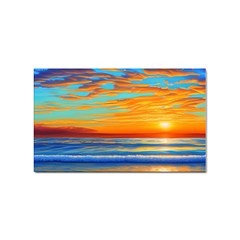 Golden Sunsets Over The Ocean Sticker Rectangular (100 Pack) by GardenOfOphir