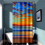 Golden Sunsets Over The Ocean Shower Curtain 36  x 72  (Stall)  Curtain(36 X72 ) - 33.26 x66.24  Curtain(36 X72 )