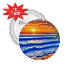 Summer Sunset Surf 2 25  Buttons (10 Pack)  by GardenOfOphir