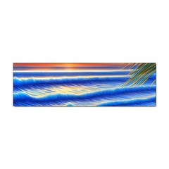 Summer Sunset Surf Sticker (bumper) by GardenOfOphir