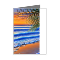 Summer Sunset Surf Mini Greeting Card