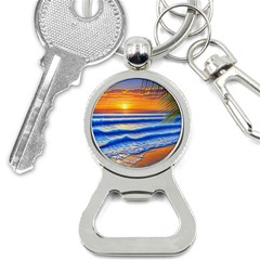 Summer Sunset Surf Bottle Opener Key Chain by GardenOfOphir