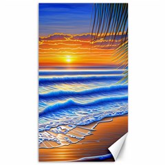 Summer Sunset Surf Canvas 40  X 72  by GardenOfOphir