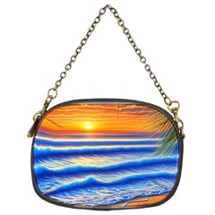 Summer Sunset Surf Chain Purse (two Sides) by GardenOfOphir